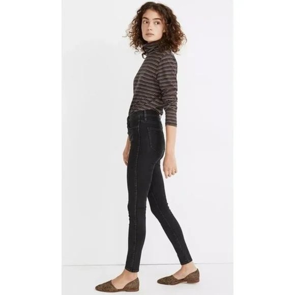 NEW Madewell 10" High-Rise Skinny Jeans Robert Wash 28 Petite - Picture 2 of 9